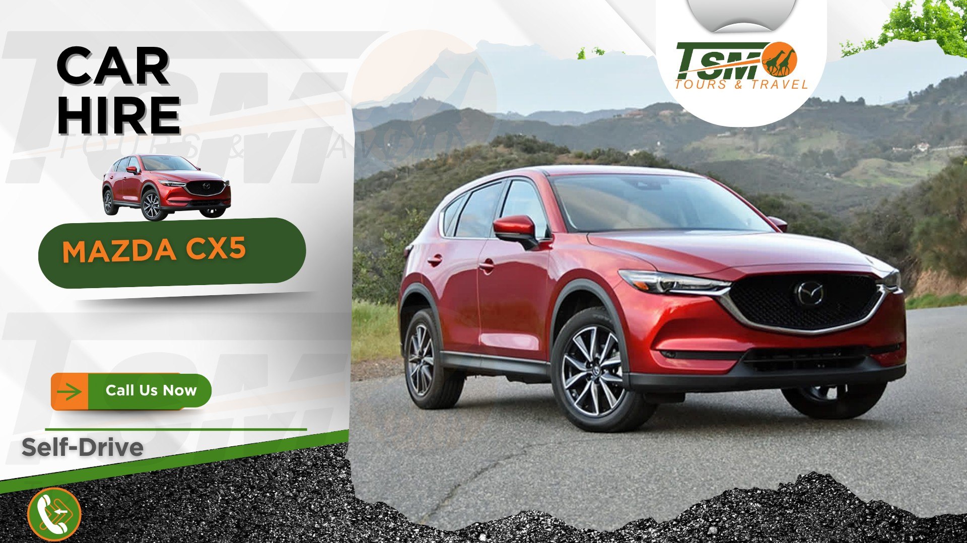 MAZDA CX5 FOR HIRE